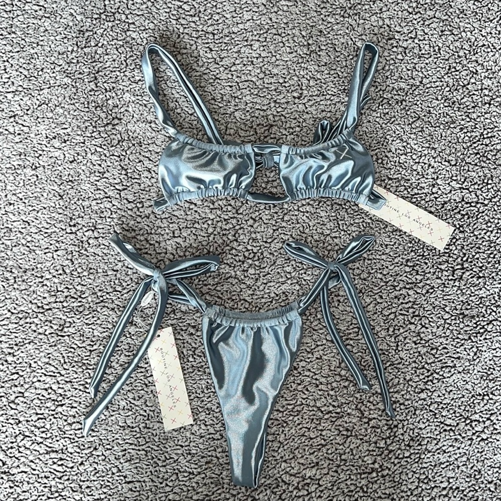 NWT Boutine LA Atlantic Swimsuit in Pale Blue Size Small